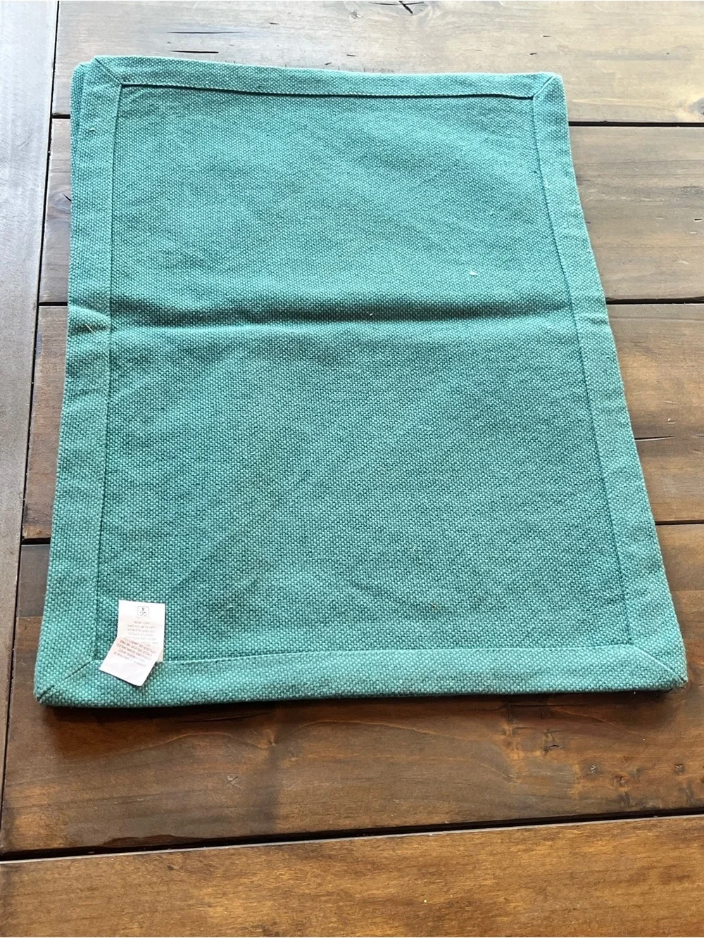 2 Pier 1 Teal Waffle-Weave Cotton Placemats NWT Boho Cottagecore Farmhouse